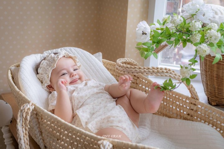 1 Gram - Korean Baby Fashion - #babyootd - Jenna Newborn Suit - 6