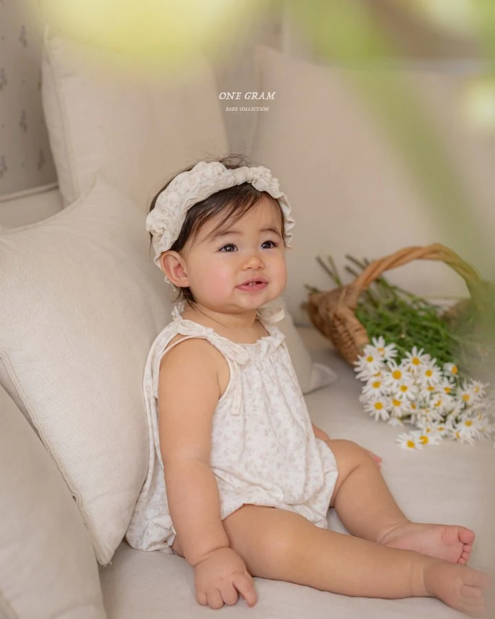 1 Gram - Korean Baby Fashion - #babyootd - Jenna String Suit - 5