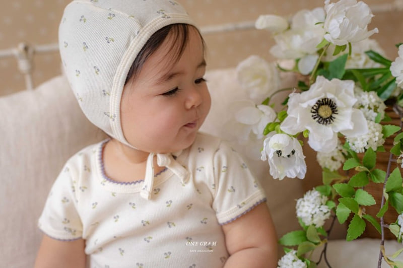 1 Gram - Korean Baby Fashion - #babyoutfit - Cherry Bonnet - 8