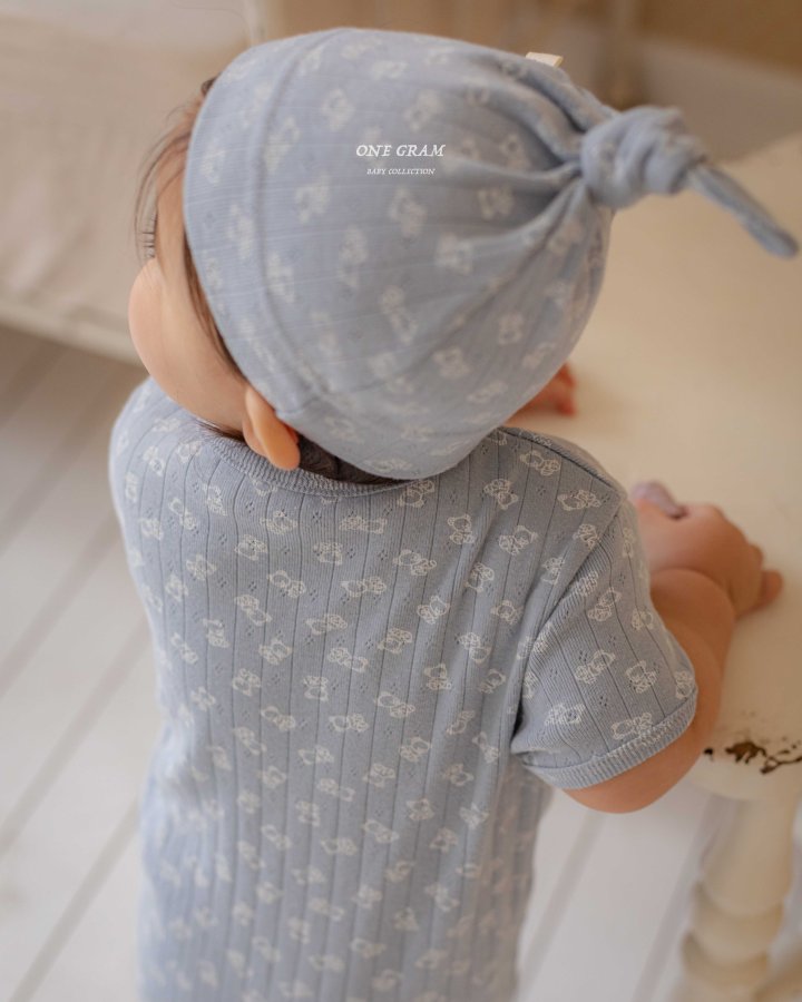 1 Gram - Korean Baby Fashion - #babyoutfit - Dodo Suit (Button) - 2