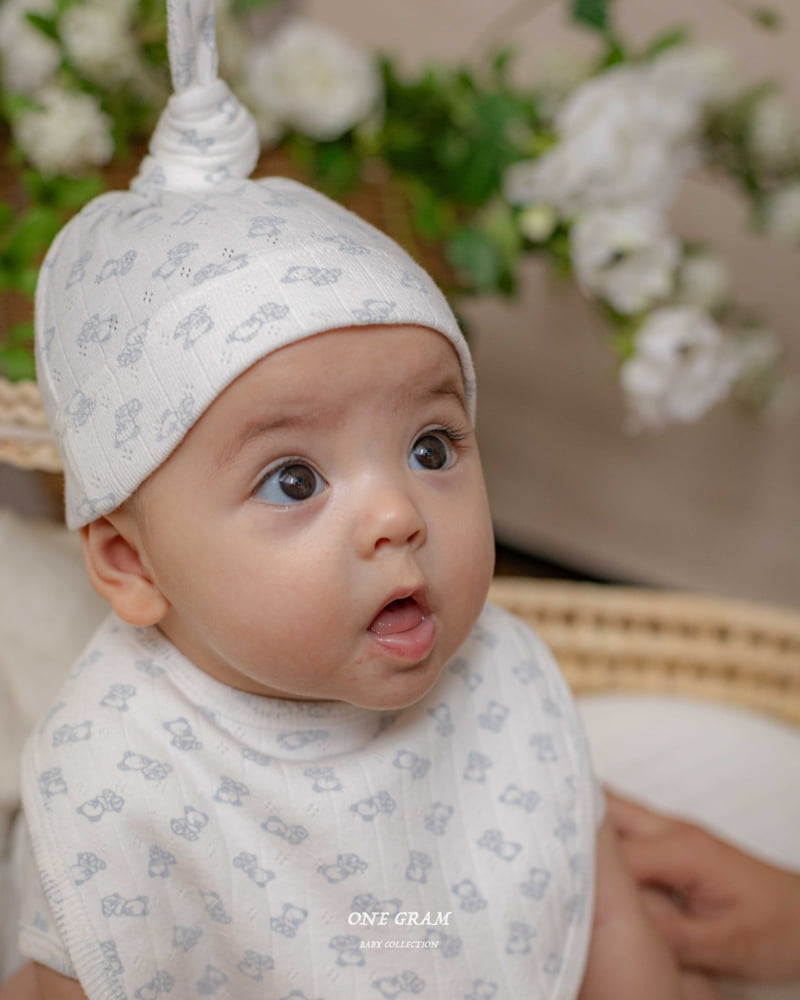 1 Gram - Korean Baby Fashion - #babyoutfit - Dodo Bib - 2