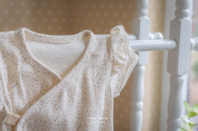 1 Gram - Korean Baby Fashion - #babyoutfit - Rudy Newborn Lace Suit - 11
