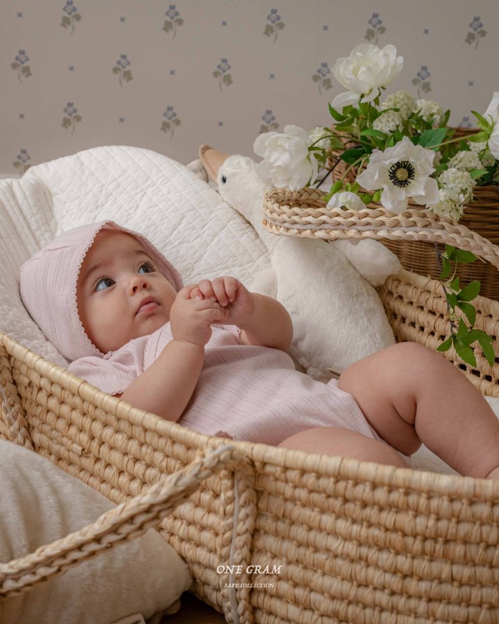 1 Gram - Korean Baby Fashion - #babyoutfit - Miller Newborn Suit - 4