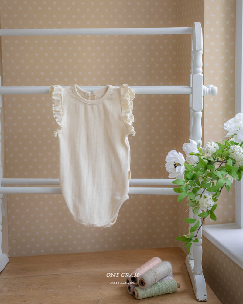 1 Gram - Korean Baby Fashion - #babyoutfit - Jasmine Frill Suit - 9