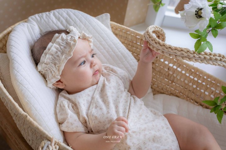 1 Gram - Korean Baby Fashion - #babyoutfit - Jenna Newborn Suit - 8