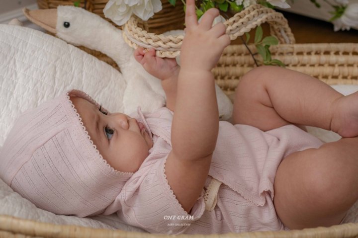 1 Gram - Korean Baby Fashion - #onlinebabyboutique - Miller Newborn Suit - 6