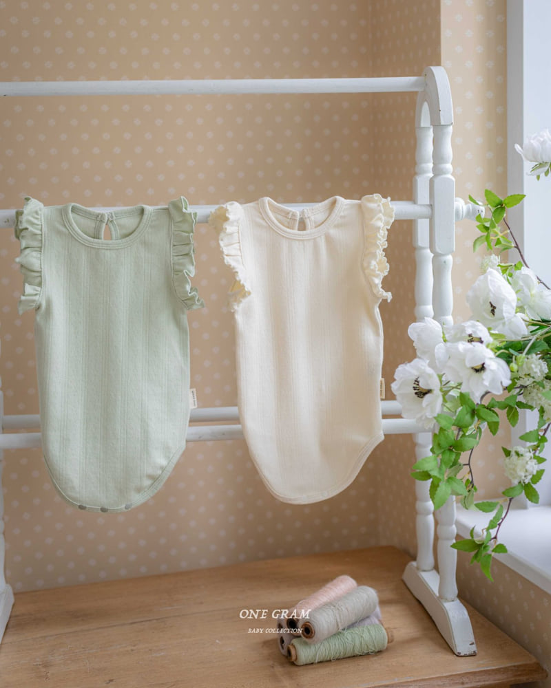 1 Gram - Korean Baby Fashion - #onlinebabyboutique - Jasmine Frill Suit - 11