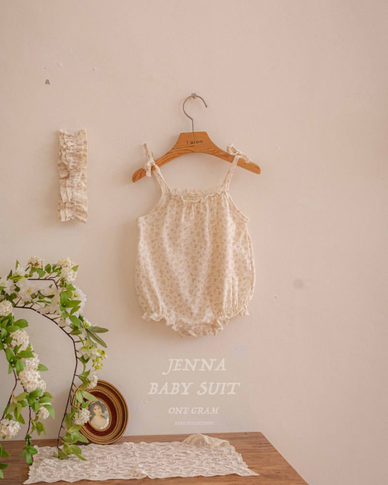 1 Gram - Korean Baby Fashion - #onlinebabyboutique - Jenna String Suit - 9