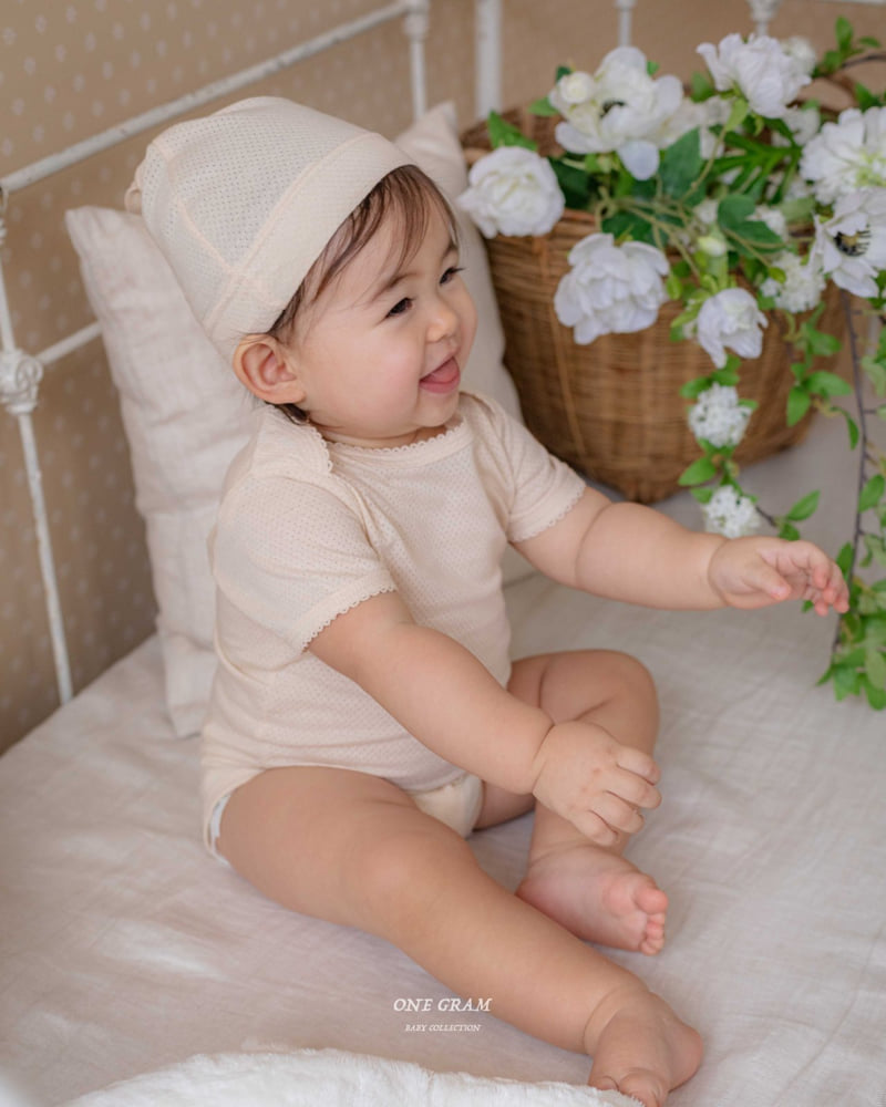 1 Gram - Korean Baby Fashion - #onlinebabyshop - Leo Hat (Mesh) - 2