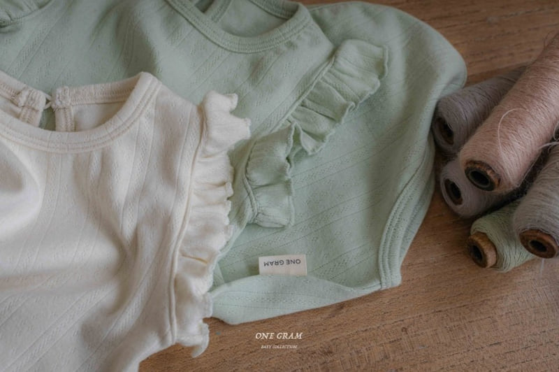 1 Gram - Korean Baby Fashion - #onlinebabyshop - Jasmine Frill Suit - 12