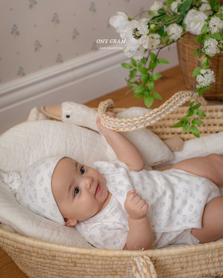 1 Gram - Korean Baby Fashion - #smilingbaby - Dodo Newborn Suit - 8