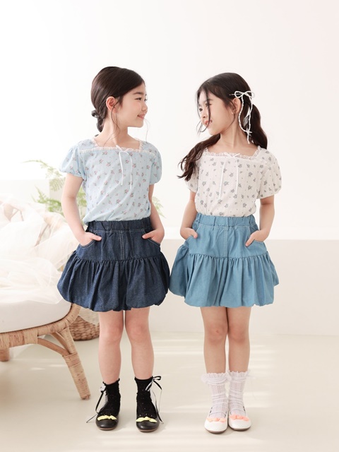 Balloon Denim Skirt Balloon Denim Skirt