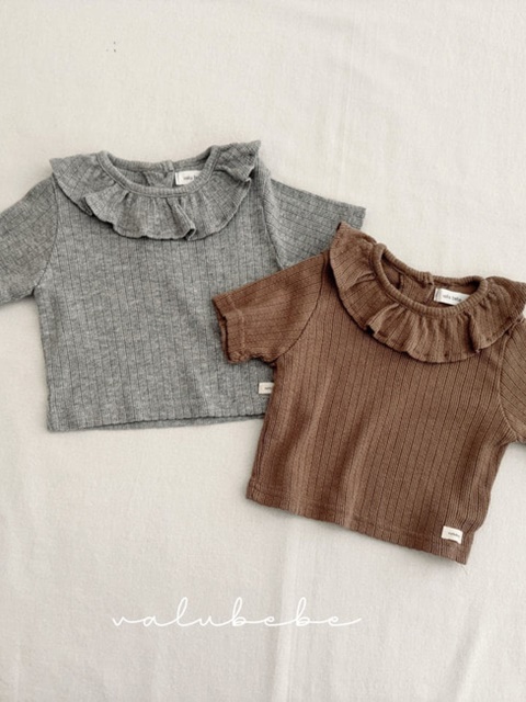 Kids Yoha Eyelet Ruffle Tee