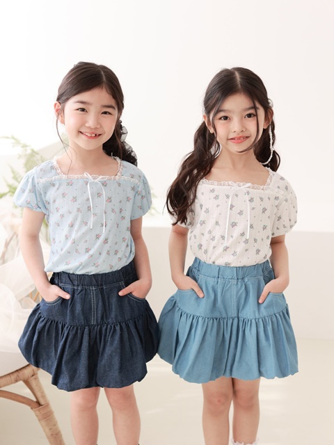 Eyelet Flower Tee