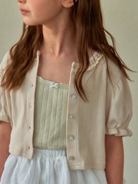 Eyelet Cardigan