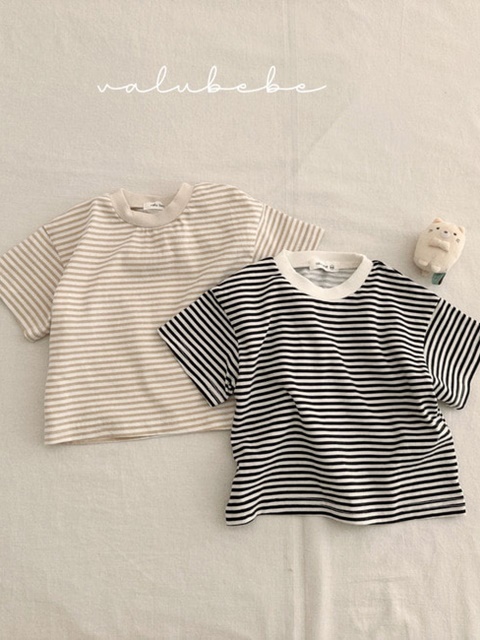 Bebe Line Stripe Tee