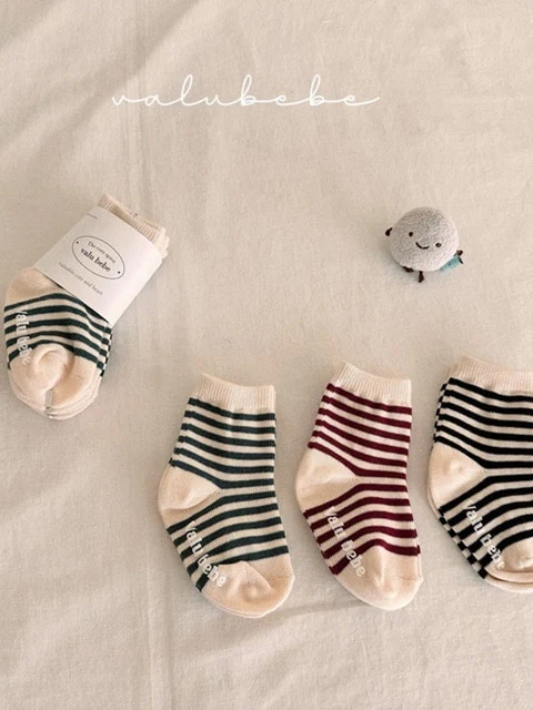 Stripe Lip Socks