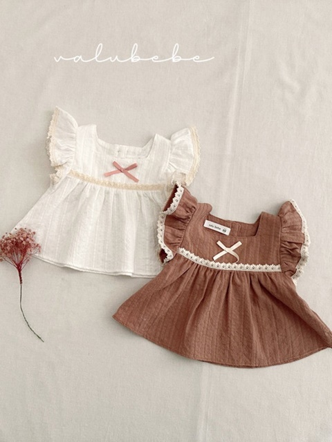 Kids Eyelet Ribbon Blouse 2 Kids Eyelet Ribbon Blouse 2