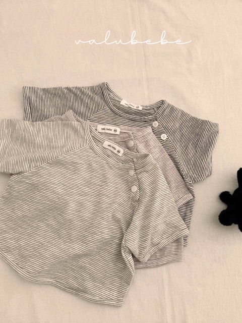 Bebe Striped Side Short Tee 2