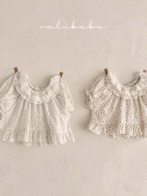 Bebe Flower Frill Blouse Bebe Flower Frill Blouse