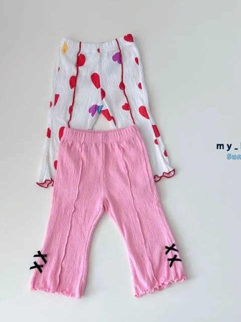 Pintuck Bootcut Pants