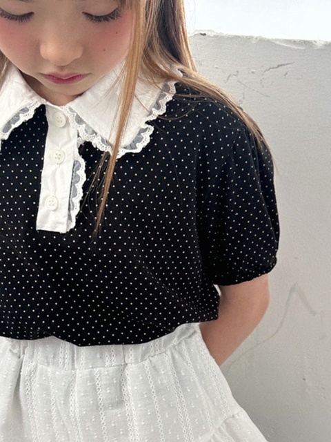 Pretty Lace Collar Tee