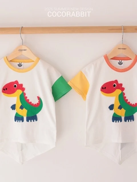 Embroidered Dino Tee