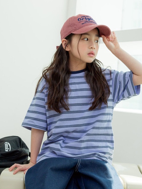 Kids Stripe Raglan Tee