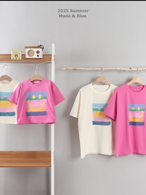 Adult Rainbow Smile Tee