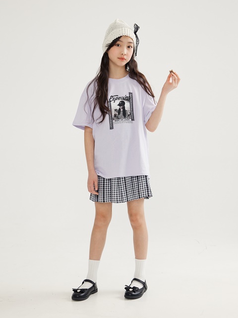 Check Pleated Skirt Check Pleated Skirt