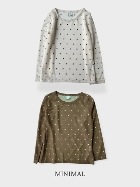 Adult Mesh Dot Long Sleeve Tee