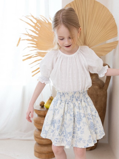 Chrissy Shirred Blouse