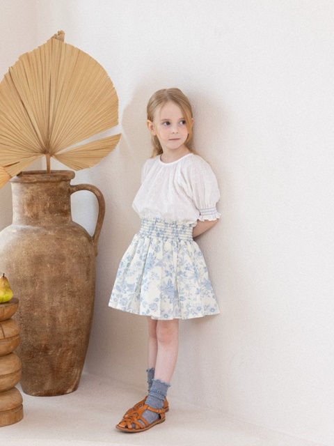 Elara Shirred Skirt Elara Shirred Skirt