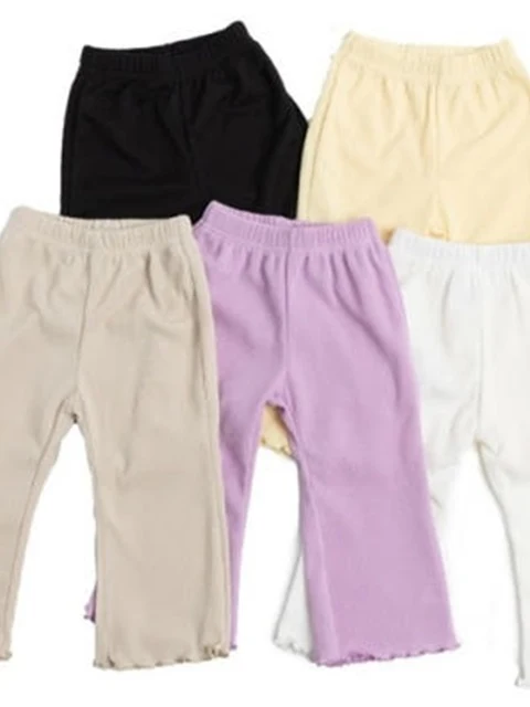 Ribbed Bootcut Pants