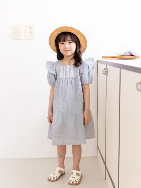 Crinkle Short Sleeve One-piece