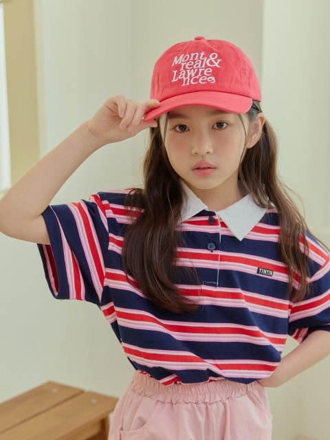 Stripe Collar Tee Stripe Collar Tee