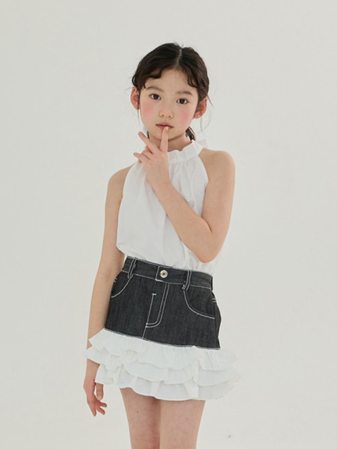 Mix Ruffle Skirt