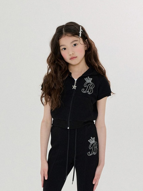 Bling Hood Zip-up Jacket