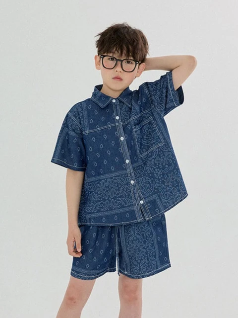 Paisley Denim Shirt