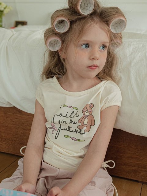 Bear Cap Sleeve Tee