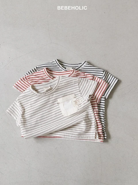 Stripe Pocket Tee