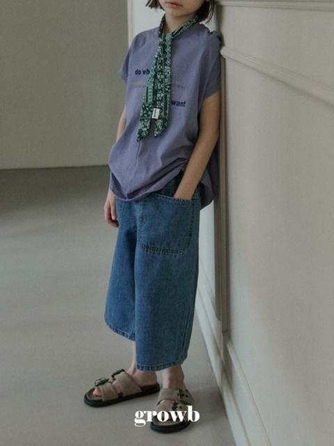 Front Denim Pants