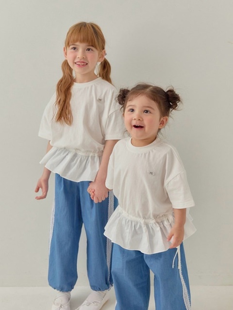 Frill String Long Tee