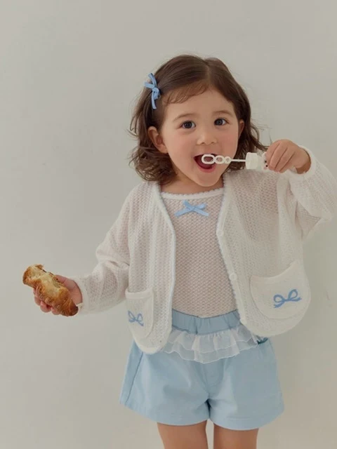 Ribbon Embroidery Cardigan
