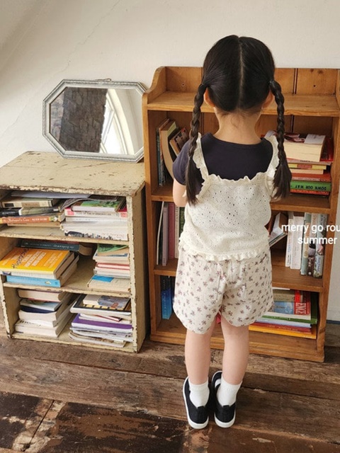 Flower Cotton Shorts