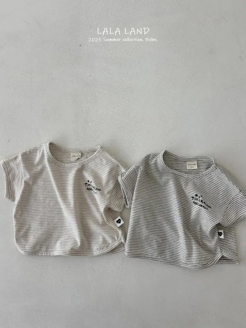 bebe Bebe Stripe Short Sleeved Tee bebe Bebe Stripe Short Sleeved Tee