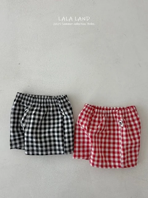bebe Check Shorts bebe Check Shorts