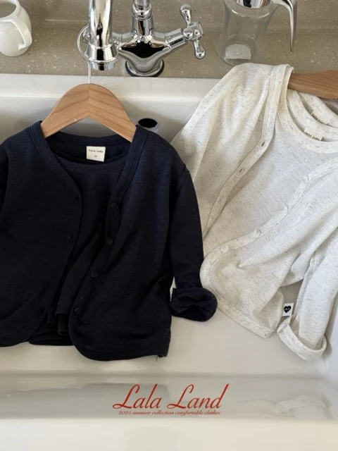 kids Linen Cardigan Sleeveless Set kids Linen Cardigan Sleeveless Set