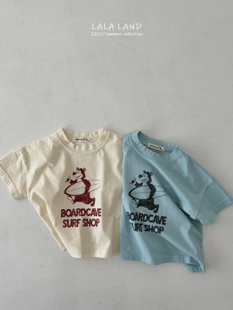 kids Surfer Bear Tee kids Surfer Bear Tee