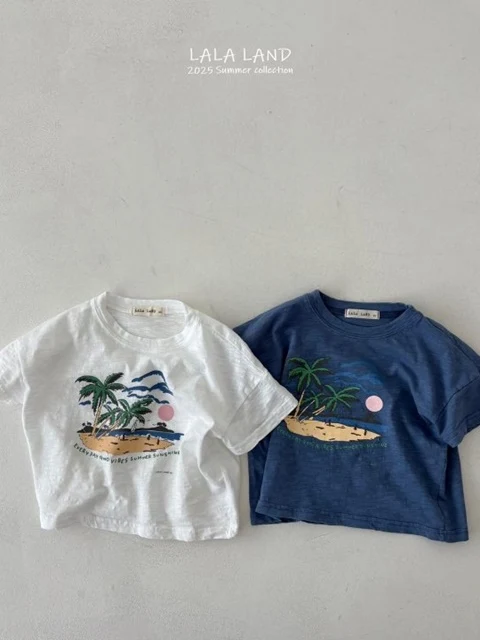 kids Palm Tree Slub Tee kids Palm Tree Slub Tee
